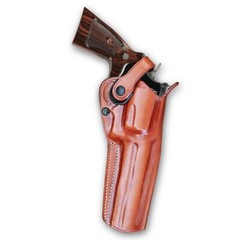 Three Slots Leather Holster Fits, Colt Python 357 Mag Revolver 6″ Barrel #1306#