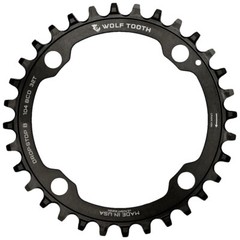 Wolf Tooth 104 BCD Chainring – 32t, 104 BCD, 4-Bolt, Drop-Stop B, Black