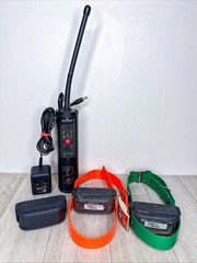 Tri-Tronics Classic 70S E-Collar System 3 Collars & Transmitter LOT