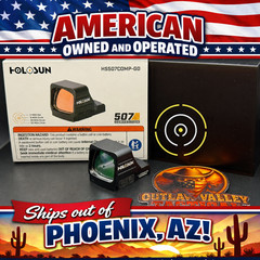 Holosun 507 Elite Comp MRS GOLD Dot Reticle (2 MOA Dot + 8/20/32 MOA Circle)