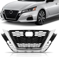 Front Upper Bumper Grille Hood Mesh Grill Assembly Compatible with 2019 2020 202