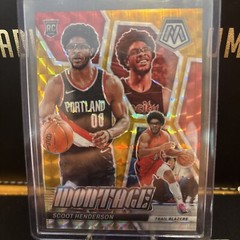2023-24 Mosaic, Scoot Henderson Gold Rookie Montage 09/10!