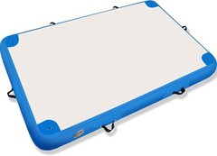 6’x6′ Inflatable Lake Deck,None-Slip Surface Swim Deck,Float Dock w/ Air Pump