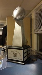 Lombardi Style Fantasy Football Trophy – 18 Plates FREE ENGRAVING