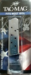 KIMBER 1911, 8 RD round Stainless Mag Magazine 45 ACP, KimPro Tac-Mag