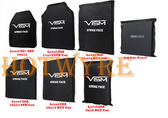 NEW -VISM Level IIIA PE Ballistic Soft Panels Strike Face Made in USA – NEW