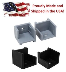 Black or Grey – Left & Right Hand Hinge Pontoon Door Stop Kit