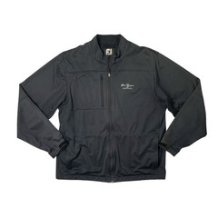 Footjoy Jacket Mens L Large Black Full Zip Adjustable Cuffs Desert Canyon Sedona