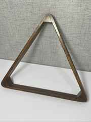 Vintage Solid Wood Pool Ball Triangle Rack Billiards