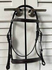 New Gatsby Raised English Cob Headstall Havana (No Reins)