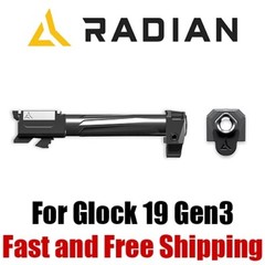 Radian RAMJET Barrel w/AFTERBURNER Compensator Combo for Glock 19 Gen3 G19 Gen 3