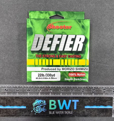 Sunline Shooter Defier Nylon Fishing Line 330 yd. Spool — 22 lb. #5.25