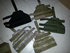 ballistic UPPER LEG body armor IIIA RARE thigh armor GEN 2 (OD) 976764