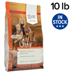 UltraCruz Equine Aloe Vera Supplement for Horses, 10 lb, Pellet (162 Day Supply)