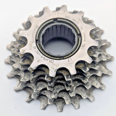 SHIMANO MF-7400 DURA ACE JAPAN 7 speed freewheel 12 TOOTH 21 TOOTH INDEX SIS