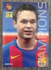 Andres Iniesta Rookie-2004 Panini Megacracks Card #33 Campions. Barcelona PSA?