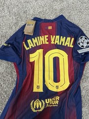 Lamine Yamal Ucl Patchs Player Version Size Small 25/26