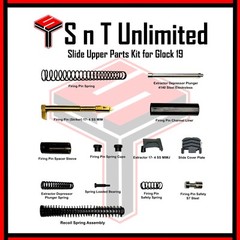 Slide Parts Kit for Glock 19 gen 1 2 3 Complete Upper Parts Kit spk completion