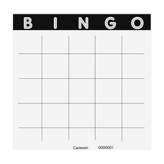 50 Blank Bingo Cards, 9″ x 9″, Large – Disposable Paper Bingo Sheets for Part…