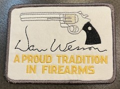 Dan Wesson Firearms Guns Vintage Style embroidered patch
