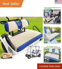 Machine-Washable EZGO Golf Cart Front Seat Covers – Easy Fit & Stylish Design
