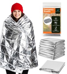 Emergency Blankets (52” x 82”) Thermal Mylar Survival Rescue Bulk Wholesale