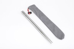 Keith Titanium Ti5622 Hollow Square Handle Chopsticks (Shipped from CA USA)