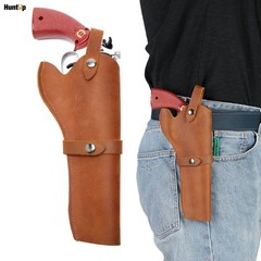 Real Genuine Leather Cowboy Western Holster Revolver Pistol Gun Concealed Carry