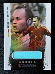 Futera 2024 FX World Football Legend Spain Andres Iniesta 1/4 Game Worn