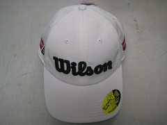 BRAND NEW Wilson Staff Pro Tour Golf Cap special hat deal White / Black
