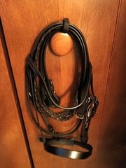Gatsby Flat Snaffle Horse Bridle, Cob NEW