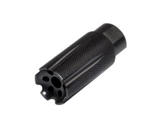 Fit .350/9mm Muzzle Brake Compensator 1/2×28 TPI Steel Nitride w Washer & Nut