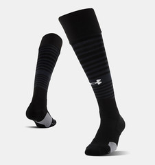UnderArmour Unisex Adult Global Performance Over-the-Calf SoccerSocks(Black)Sz L