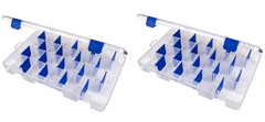 Tuff Tainer Utility Tackle Box with Zerust, 5007, Large, Plastic pack of 2