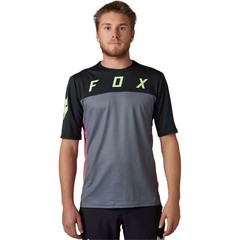 Fox Racing Defend Cekt Mountain Bike Jersey Black Grey Small