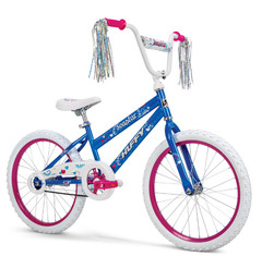 20″ Sea Star Kids’ Bike, Fits Riders 44″-56″, Blue/Pink, Youth, Girls, EZ Build