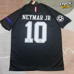 PSG 2018-19 Jersey Champions League Short Sleeve Black Jersey – Neymar JR #10