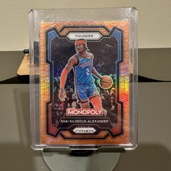 2023-24 Prizm Monopoly Shai Gilgeous-Alexander Handshake Deal SP SSP Color Match