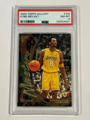 2000 Topps Gallery – Kobe Bryant #109 PSA 8
