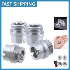 4-Piece 1911 Grip Screw Bushings Set in 416 Stainless Steel – Durable & Reliable