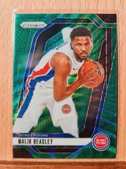 Malik Beasley #211 2024-25 Prizm Green Wave Prizm Pistons P0232A