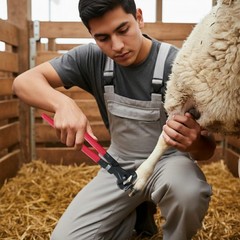 13.78″ Hoof Nipper Steel Farrier Tool for Horse Hoof Care & Hoof Trimming SALE