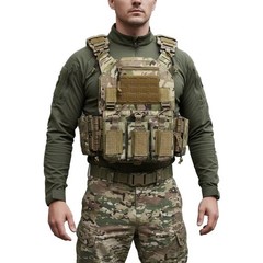 1000d Nylon Chaleco Tactico Vest Ranger-Green Tactical Gear 25x30cm Plate Carrie