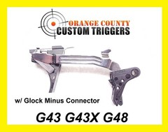 Glock 43 43X 48 Flat Trigger Assembly (Choice of Connector – Ghost Edge or OEM)