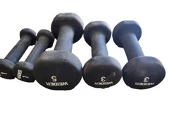 Dumbbells Set – 1lbs, 3lbs, (one) 5lbs