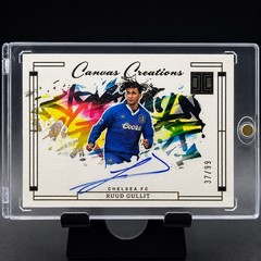 2023-24 Panini Impeccable Canvas Creations Ruud Gullit Chelsea On Card Auto /99