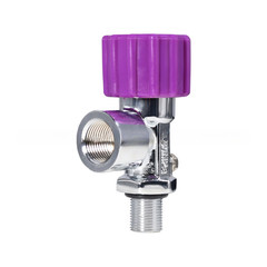 Cylinder Filling Conversion Valve 18mm 1.5 to G5/8 14 Brass Construction
