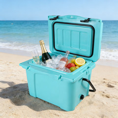 25QT Portable Cooler with Ice Retention Great for Camping, Concerts, Sports