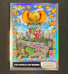 2026 Panini Prizm FIFA World Cup Posters Atlanta Silver Prizm SSP #3