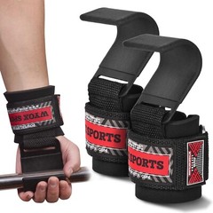 Power Weight Lifting Training Gym Hooks Grips bar Straps Wrist Supports by WYOX